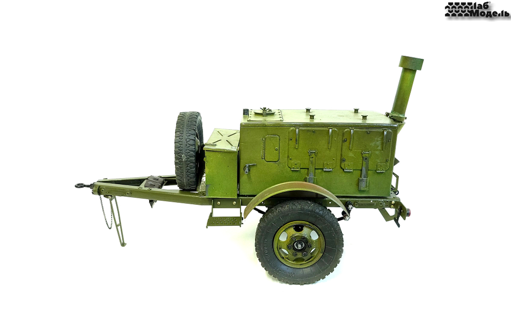 Trailer field kitchen KP-125. Scale 1:10