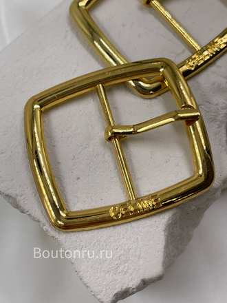 Пряжка Сел. золотая 35 мм
