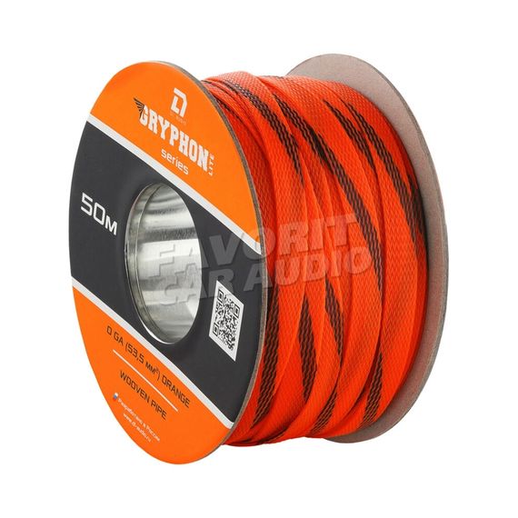 Змея DL Audio Gryphon Lite Wooven pipe 0 Ga Orange (50)