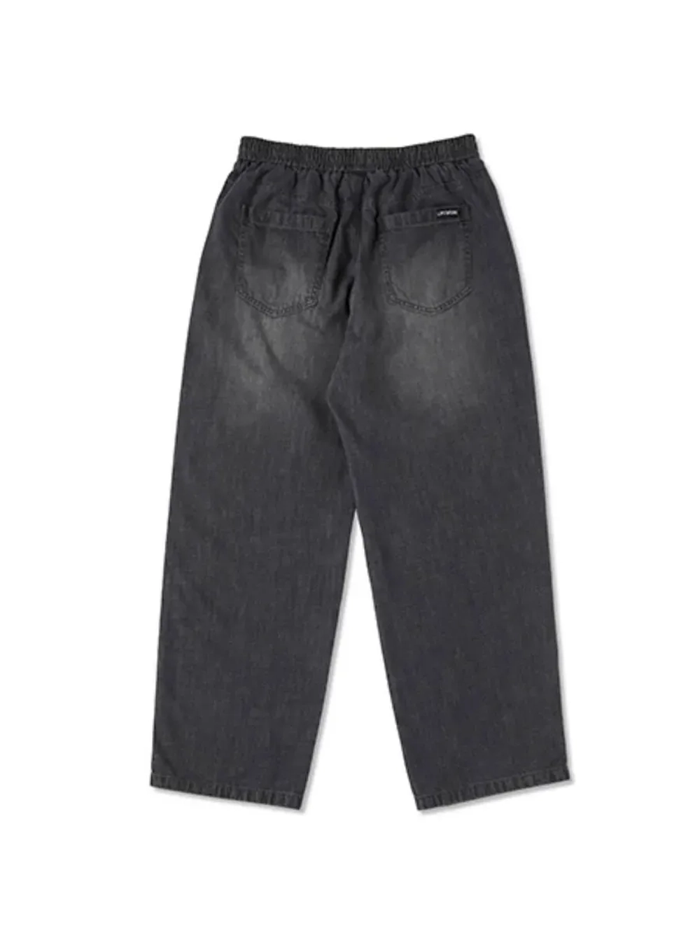 Джинсовые брюки со шнурком