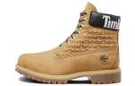 Timberland 6 Inch Premium Logo Wide Fit Boots "Wheat Nubuck"