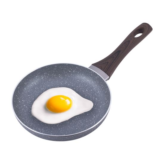 Сковорода 20 см. из алюминия Kamille KM-4112 с мраморным покрытием