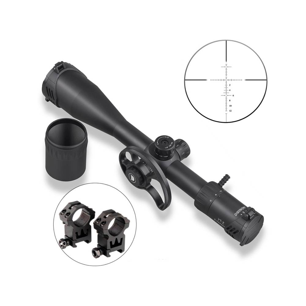 Прицел оптический Discovery VT-Z 6-24X50 SF FFP Кольца 30мм(Weaver), арт: DY-VTZ 6-24X50SFFFPFW30