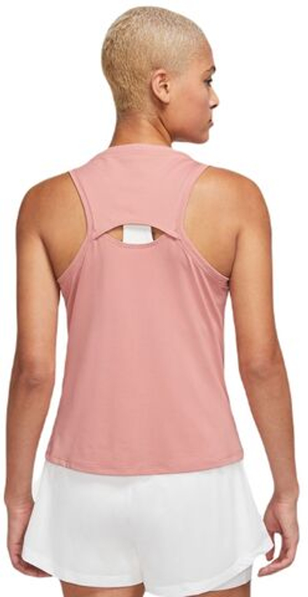 Топ теннисный Nike Court Dri-Fit Victory Tank - red stardust/white
