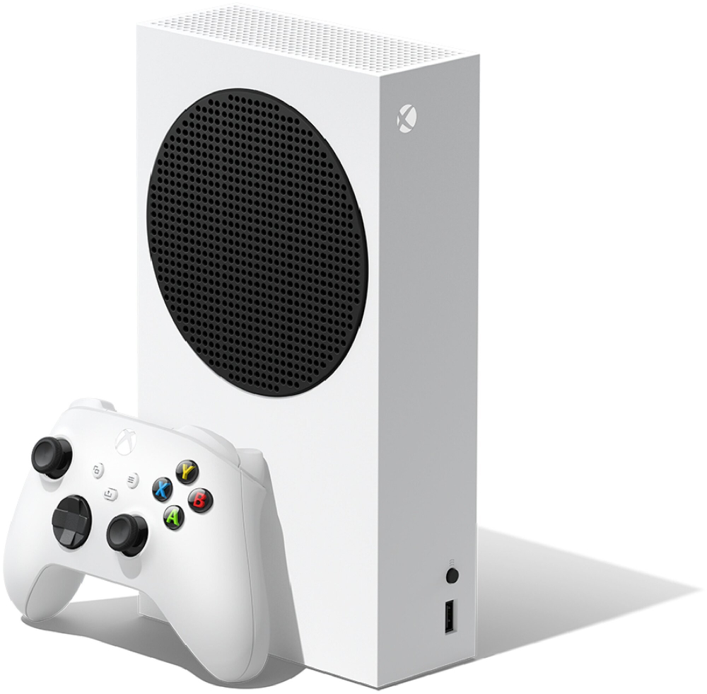 Игровая приставка Microsoft Xbox Series S 512 ГБ SSD, без игр, белый/черный
