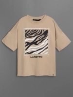 Летний костюм для девочки с лосинами