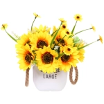 Цветочная композиция «Мечта» 10*20см Подсолнухи