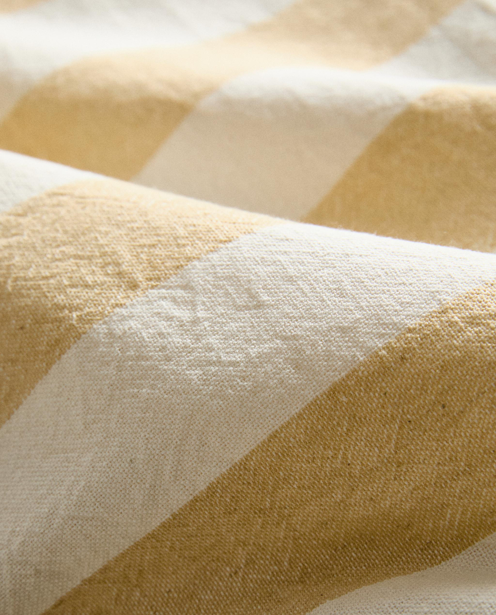 Zara Home скатерть из хлопка, узор в полоску, 150 150 см · 2277/021
