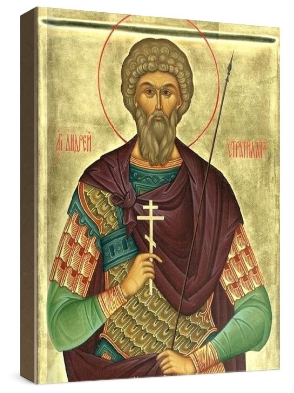 Андрей Стратилат (рукописная икона)