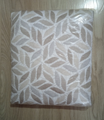 Покрывало жаккардовое двухстороннее Нежность 165-18 беж, серый 2.0 (180х200)