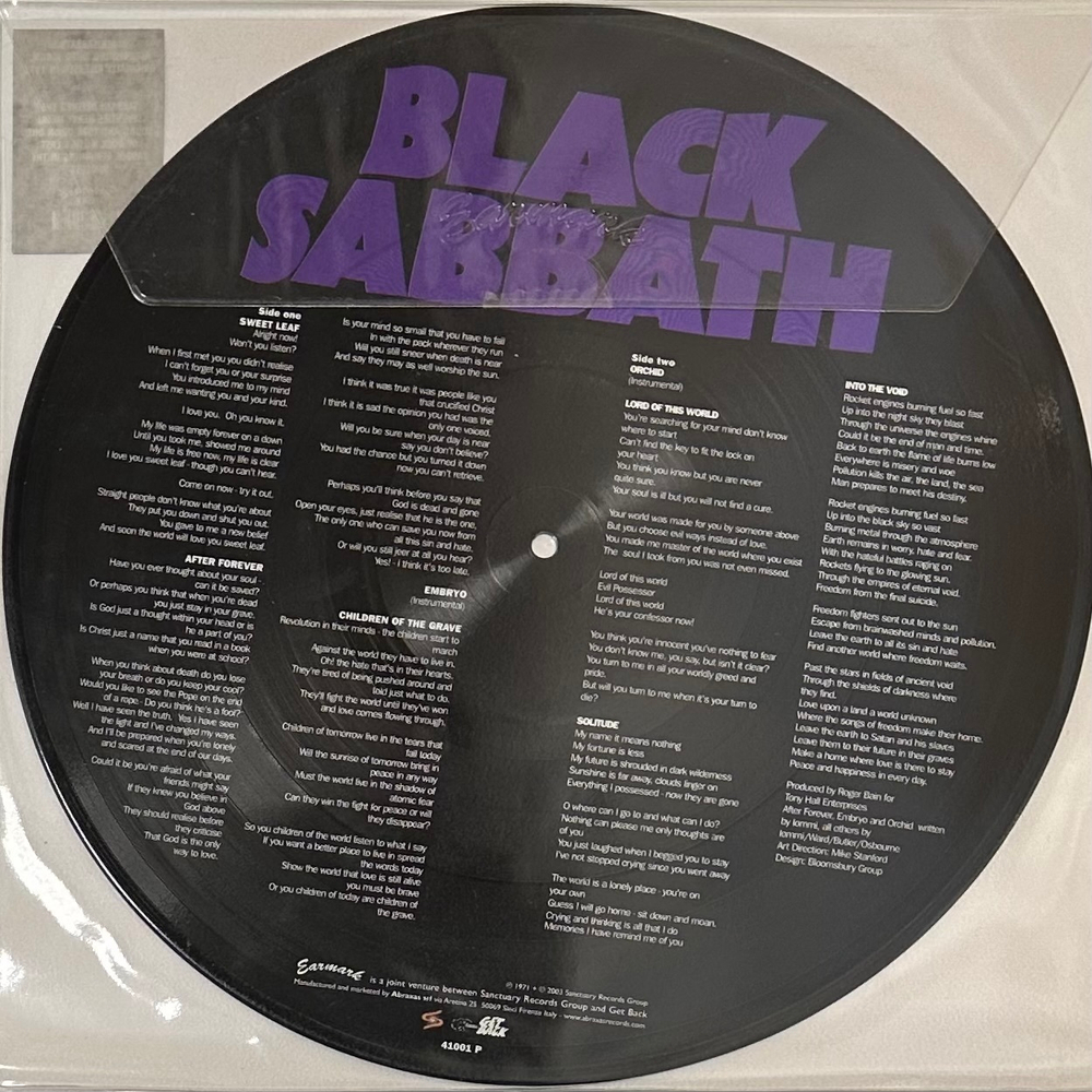 Black Sabbath - Master Of Reality (Италия 2003г.) Picture