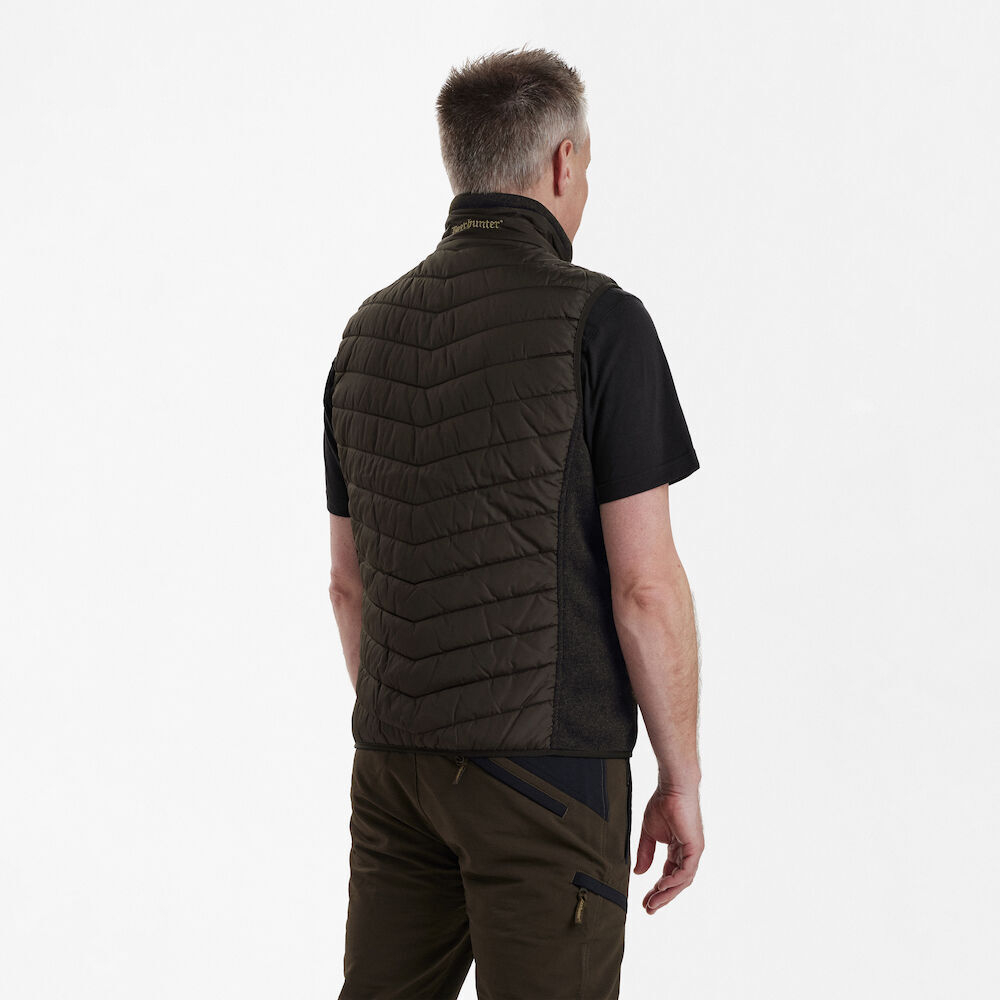 Жилет Deerhunter Moor Padded with knit (571 Brown Leaf)