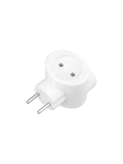 Разветвитель 3-м 6А IP20 220В биметал. бел. Rexant 11-1064