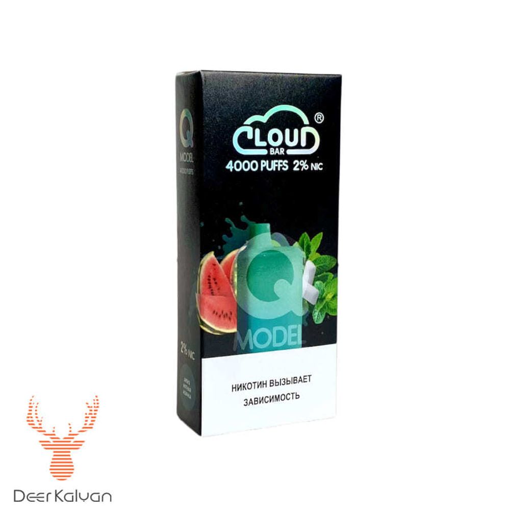 Cloud Bar Q model (Арбузная, Мятная Жвачка) (4000 затяжек)