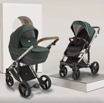 Детская коляска Luxmom F5 2в1 изумрудный