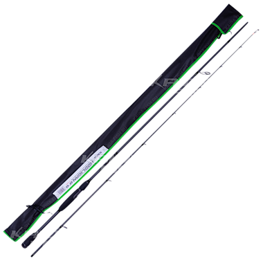 Спиннинг Kaida 843-520-240 Hooligan 2.4м 5-20г 2секц. вес 126г Carbon IM7 Колец 9шт  Тр.длина 1.24м