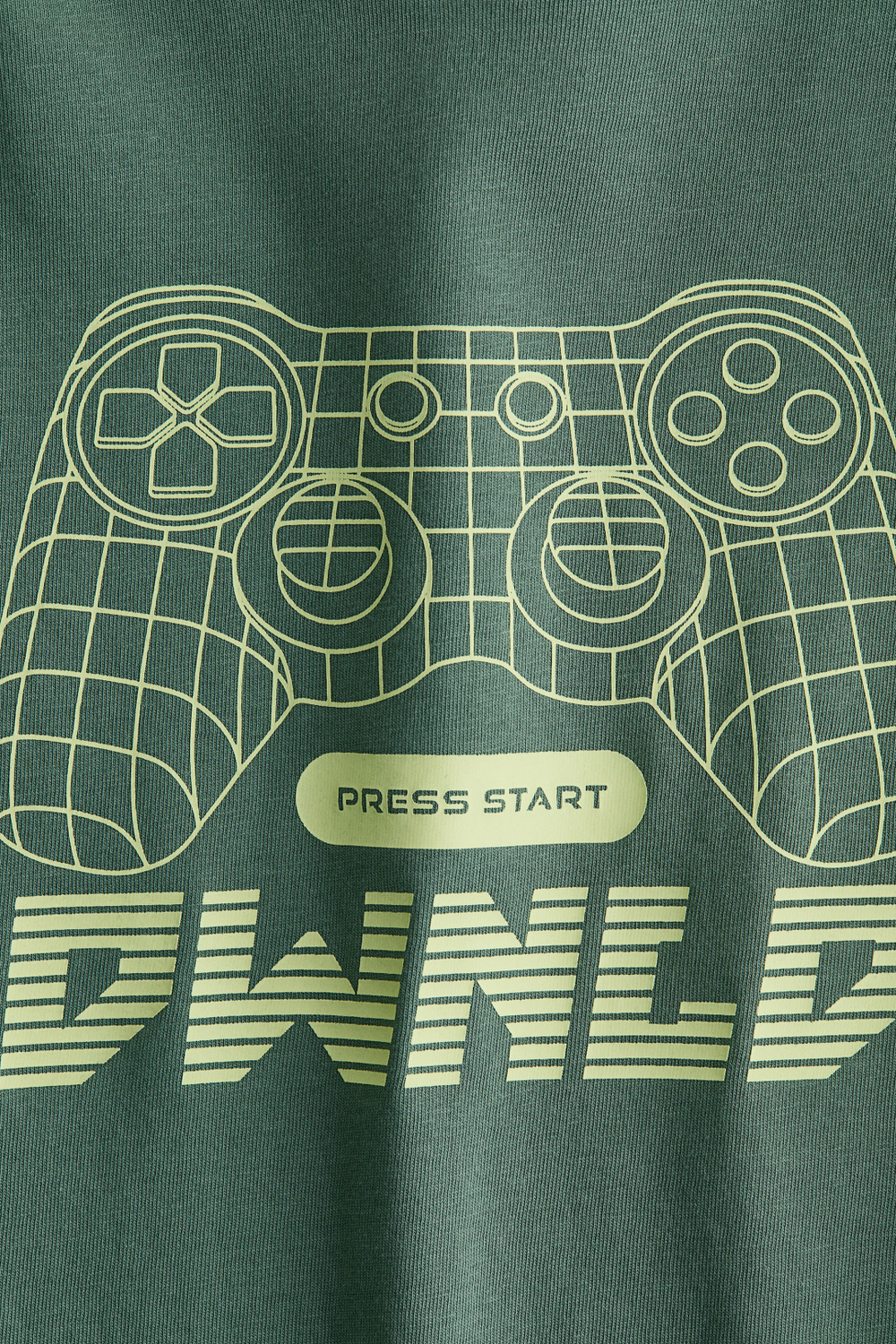 H&M Лонгслив с длинным рукавом, темно-зеленый