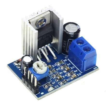 Аудио-усилитель 1х18 Вт (моно) на микросхеме TDA2030А, питание 6-12 В до 2А