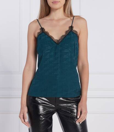 топ Patrizia Pepe - темно-зеленый(2C1414 A139)