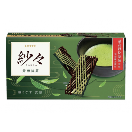 Шоколад Sasha матча, Lotte, 69г