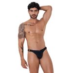 Мужские трусы тонги черные Clever KARMA BRAZILIAN LATIN THONG 123211
