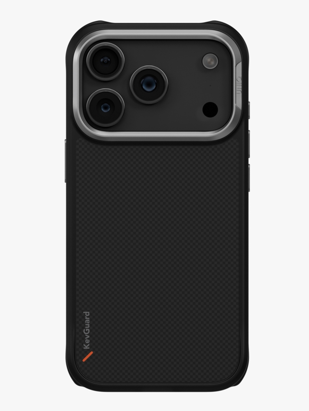 Uniq для iPhone 17 Pro Max чехол KEVA Kevlar Carbon Black (MagSafe)