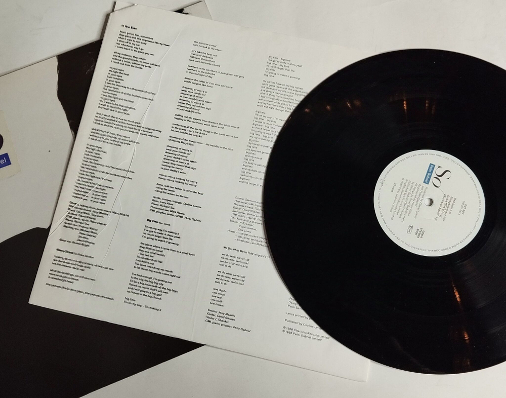 Винтажная виниловая пластинка LP Peter Gabriel So (Germany 1986)