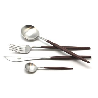 Набор столовых приборов Cutipol Goa Brown 24пр GO.006.B