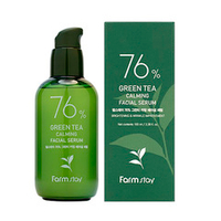 Успокаивающая сыворотка с экстрактом Семян Зеленого чая 76% FarmStay Green Tea Calming Facial Serum 100мл