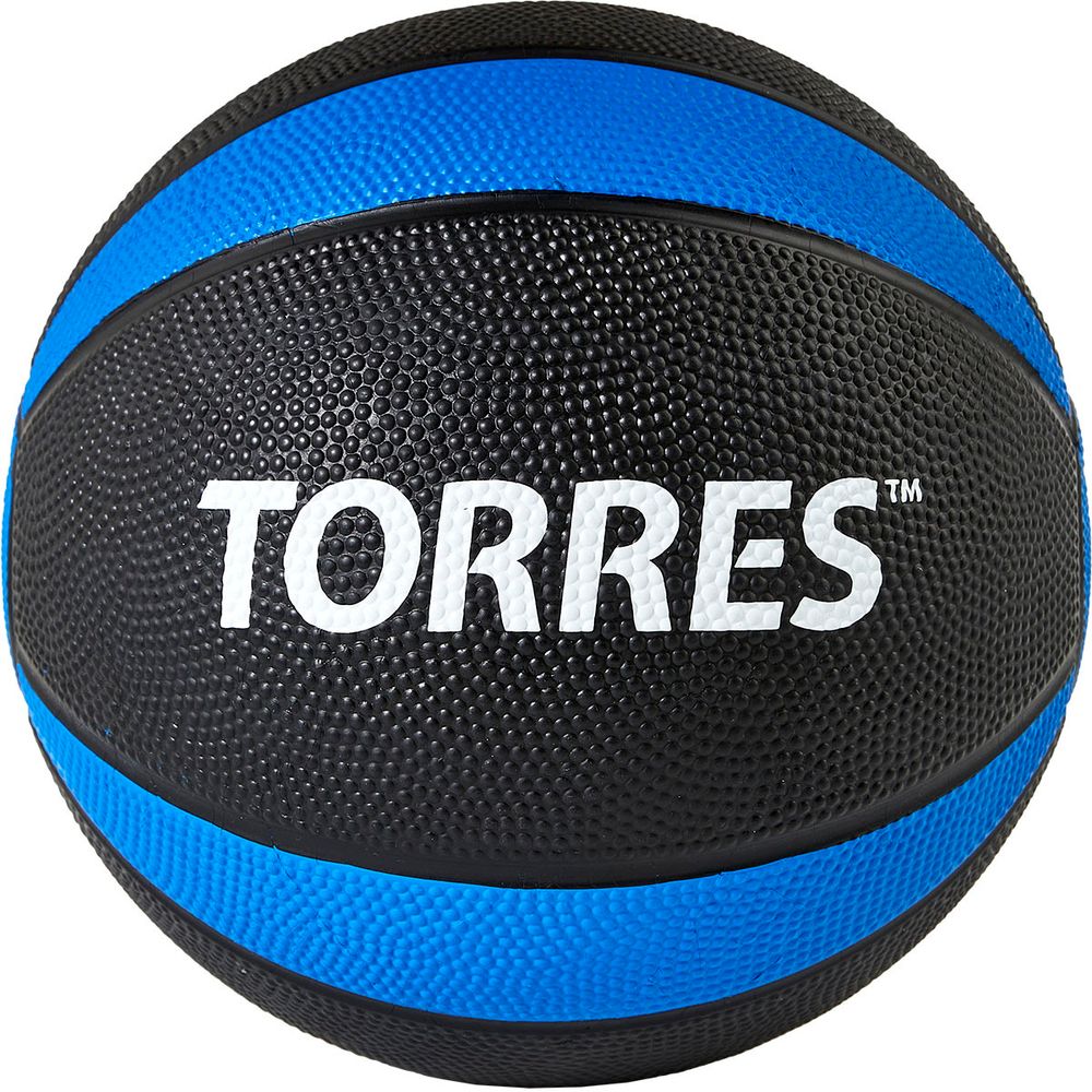 Медбол TORRES AL00223, 3кг., черно-синий