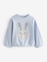 Пижама для девочки Next 196-716, 3 шт., Синий, Голубой, Молочный