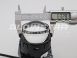 Билед модули Aozoom X5 2025 (прямоугольные) 3.0 дюйма, 2 чипа, 5500K, 12V, 58W/66W крепление 3R (комплект, 2шт)