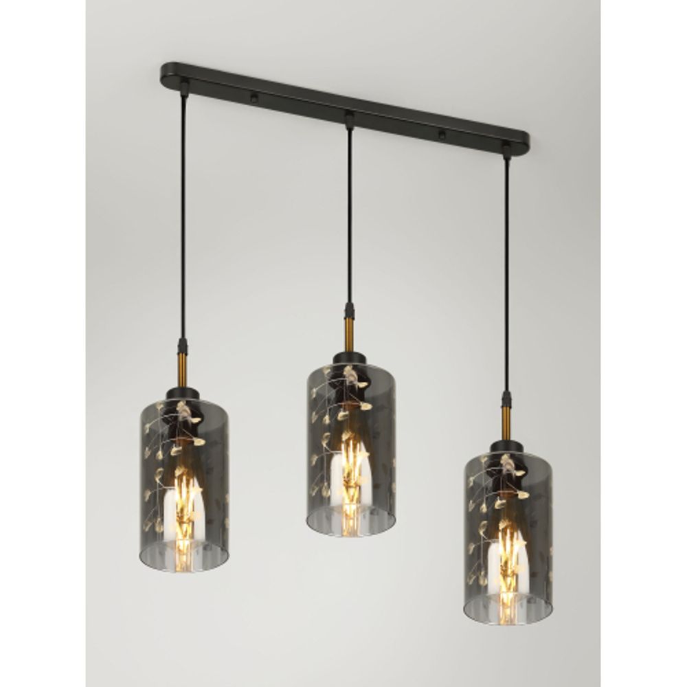 Светильник подвесной (подвес) Rivoli Eileen 9154-203 3хЕ27 60 Вт модерн | Rivoli