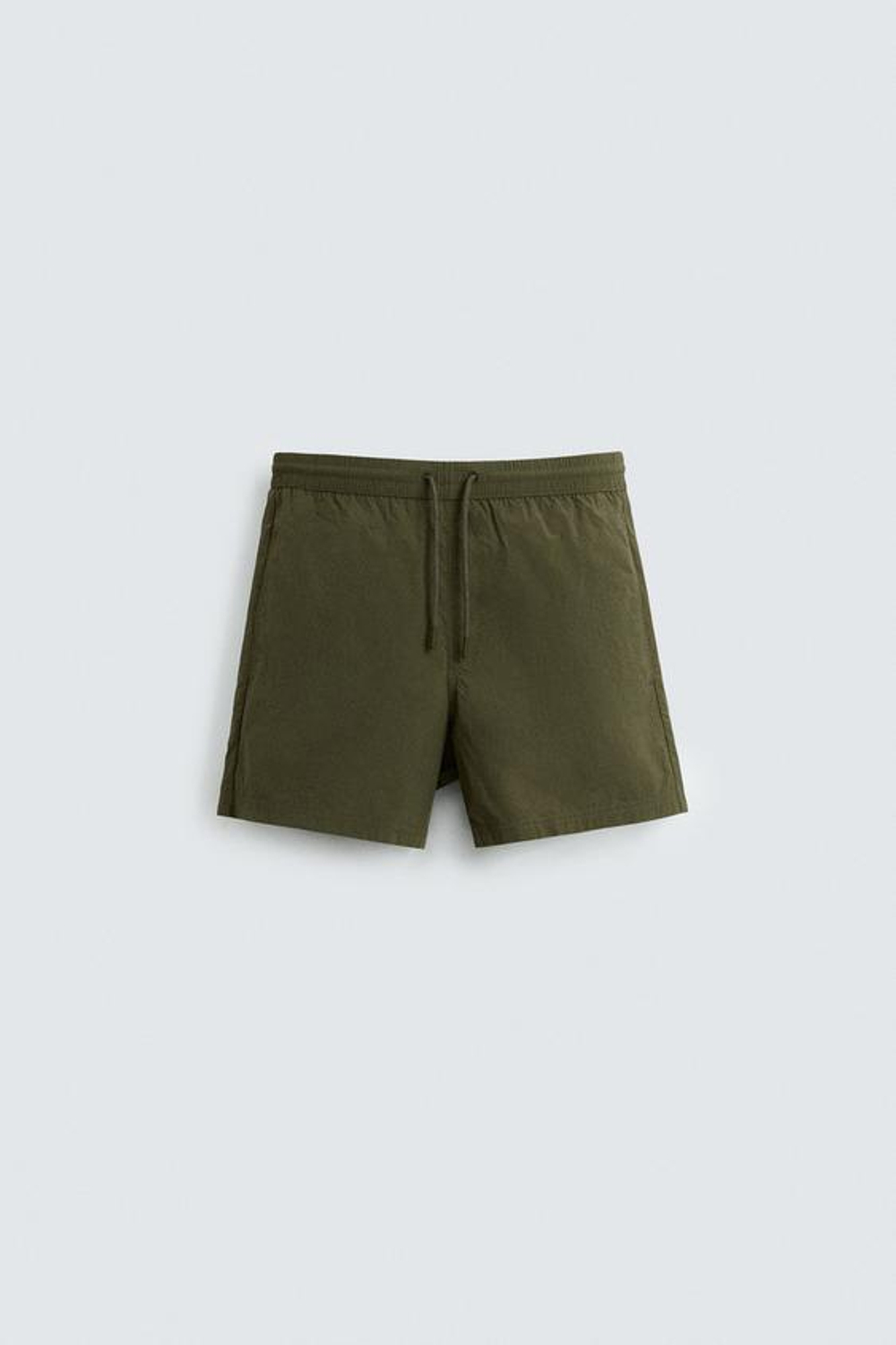 ZARA БАЗОВЫЕ ПЛАВКИ СРЕДНЕЙ ДЛИНЫ, ХАКИ
