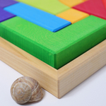 Деревянный конструктор "Базовый", поддон, 30 деталей