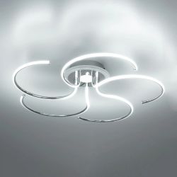 Citilux Джемини CL229251E LED RGB Люстра с пультом Хром