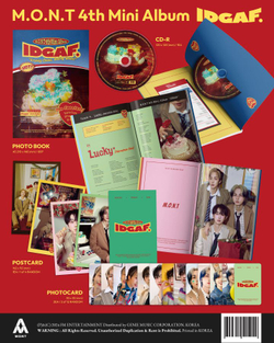 Альбом M.O.N.T - IDGAF 4th Mini Album