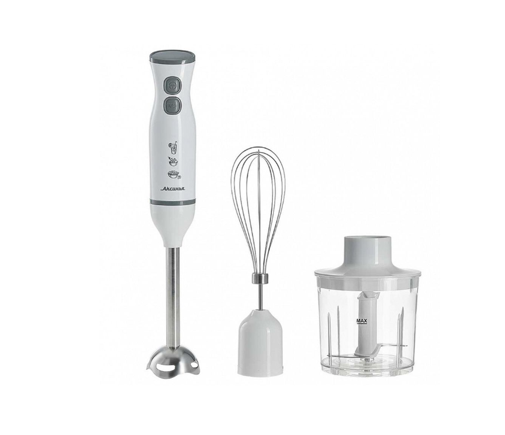 Блендер Аксинья КС-326A белый с серым