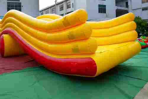 Надувная прямая водная горка для вышки (опоры) «Девятый вал», 9×3×5 м