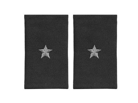 Фальшпогоны черные вышитые серые звезды майор