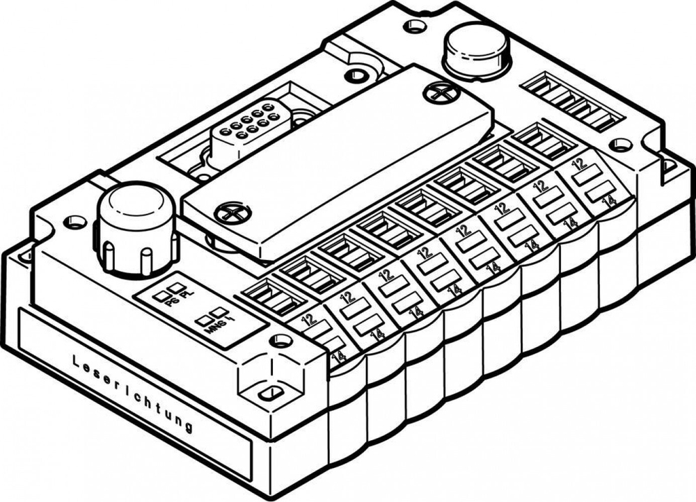 Электрический интерфейс Festo CPV14-GE-DI02-8