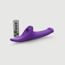 Strap-on-me MULTI ORGASM DILDO - Фаллоимитатор c клиторальной стимуляцией и вибрацией, S