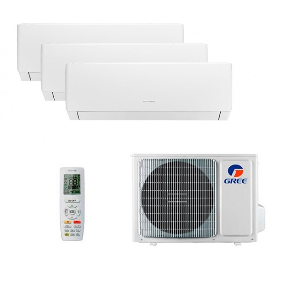 Мульти сплит-система Gree на 3 комнаты (25+25+25 кв.м.) Pular