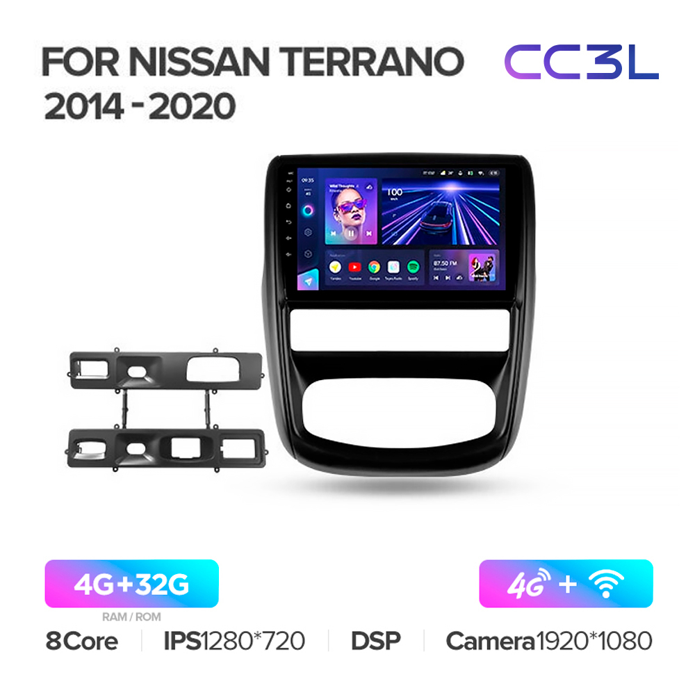 Teyes CC3L 9"для Nissan Terrano 2014-2020
