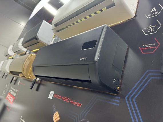 Инверторная сплит-система FUNAI AKOYA NERO Inverter RAC-I-AN35HP.D01 (комплект) — (1)