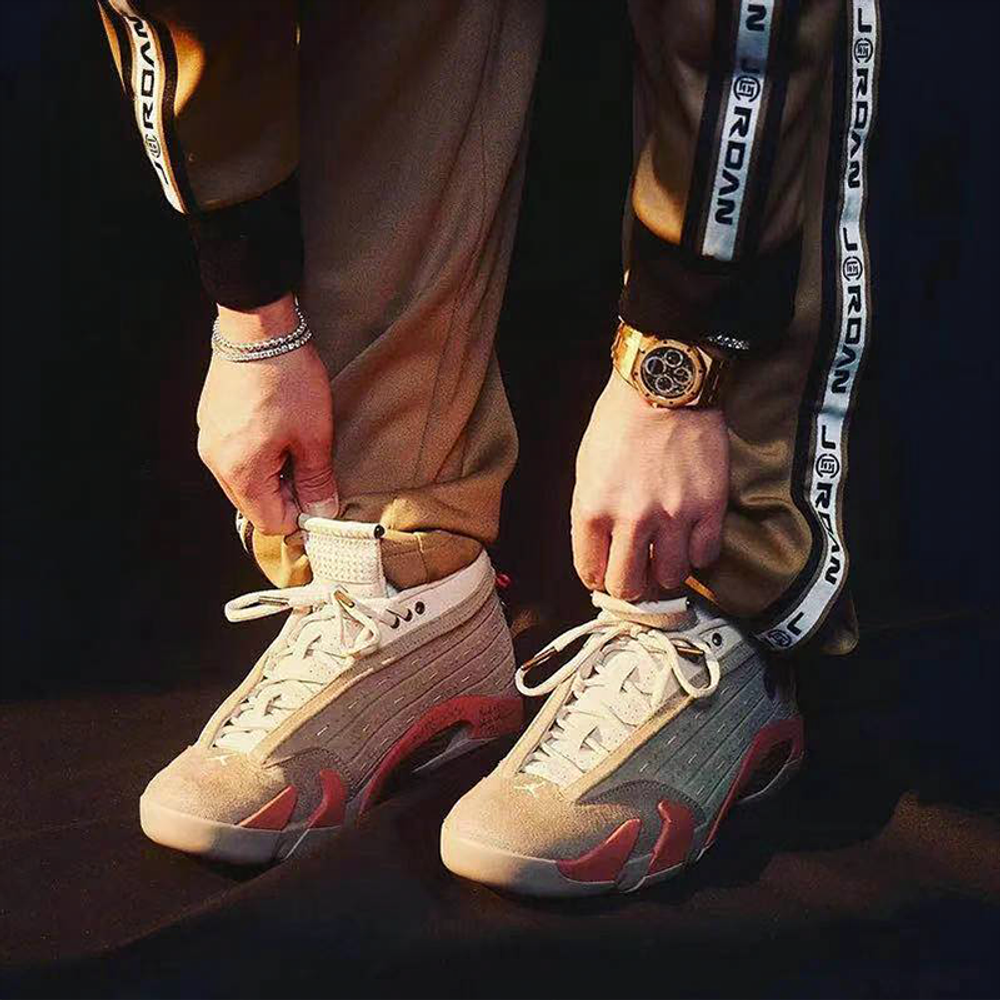 Кроссовки Clot X Jordan Air Jordan 14 Low Sp "Terracotta"