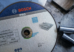 Отрезной диск PRO Stainless Steel, 180х2x22,23 мм BOSCH 2608600095
