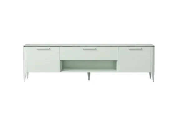 Тумба Type oak под ТВ ширина 200 см (белый)