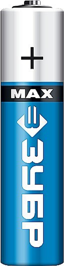 ЗУБР TURBO-MAX, ААА х 2, 1.5 В, алкалиновая батарейка (59203-2C)