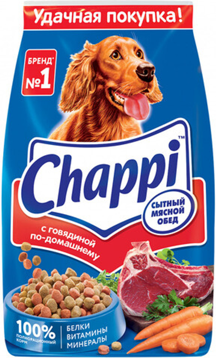 Chappi с говядиной по-домашнему 2.5 кг